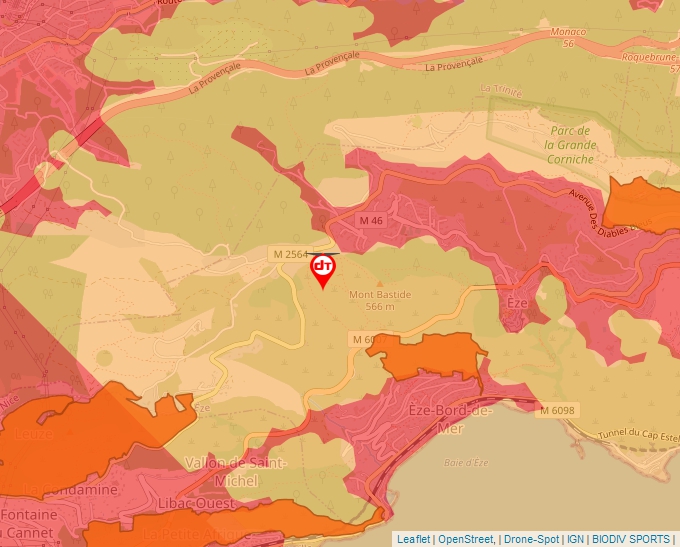 Carte Géoportail pour les drones de loisir