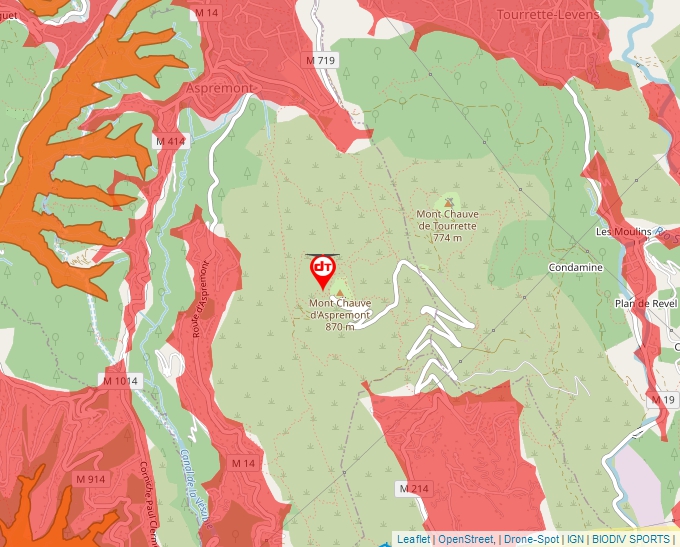 Carte Géoportail pour les drones de loisir