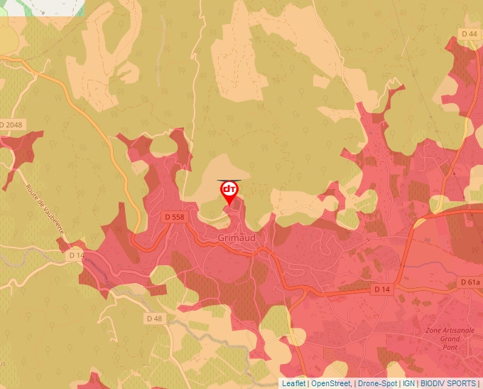 Carte Géoportail pour les drones de loisir