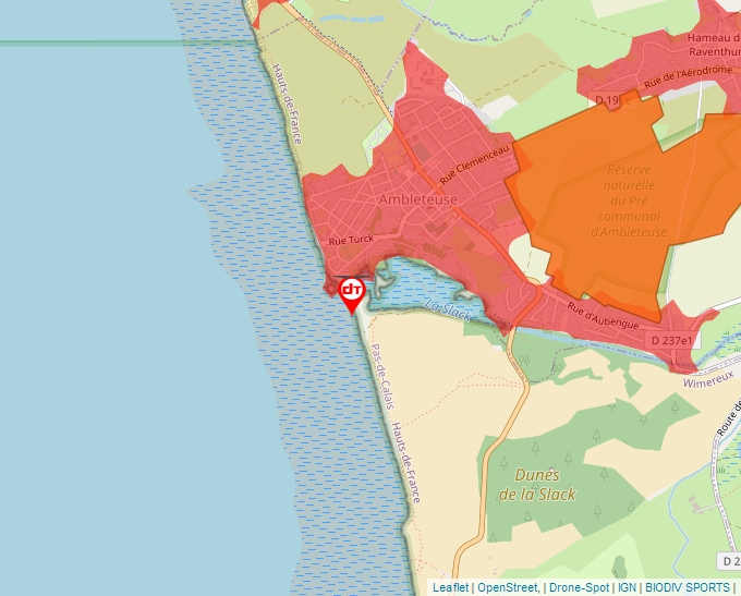 Carte Géoportail pour les drones de loisir