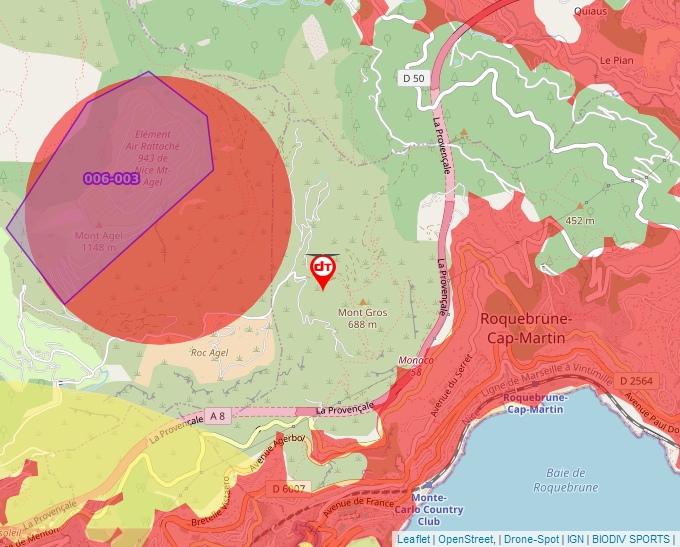 Carte Géoportail pour les drones de loisir