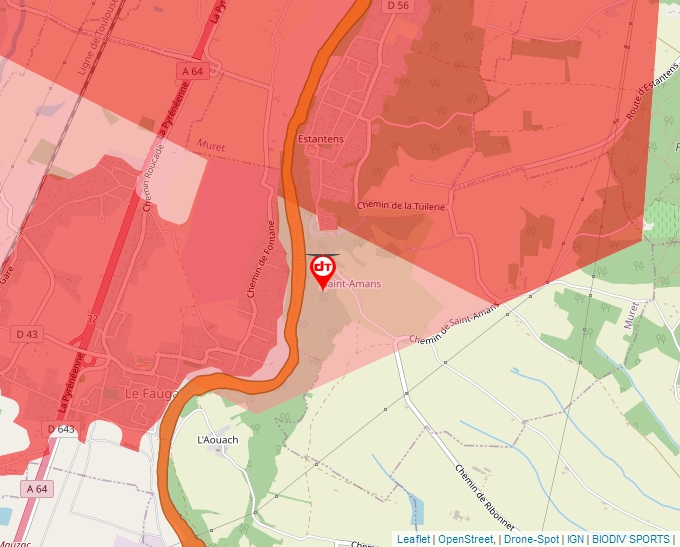 Carte Géoportail pour les drones de loisir