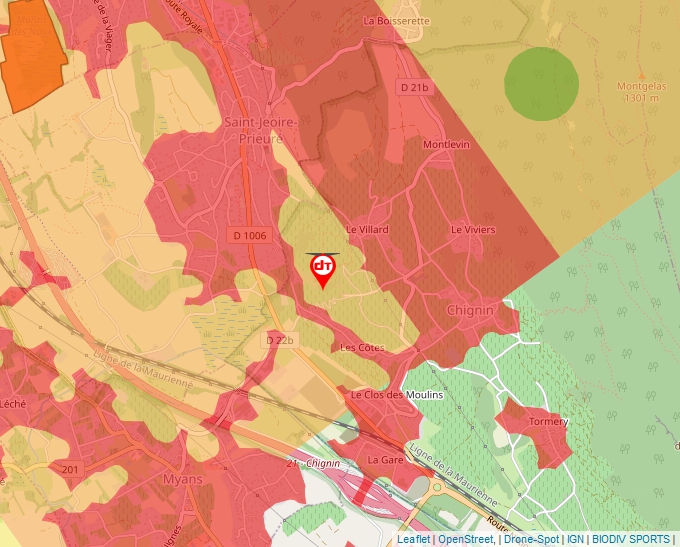 Carte Géoportail pour les drones de loisir