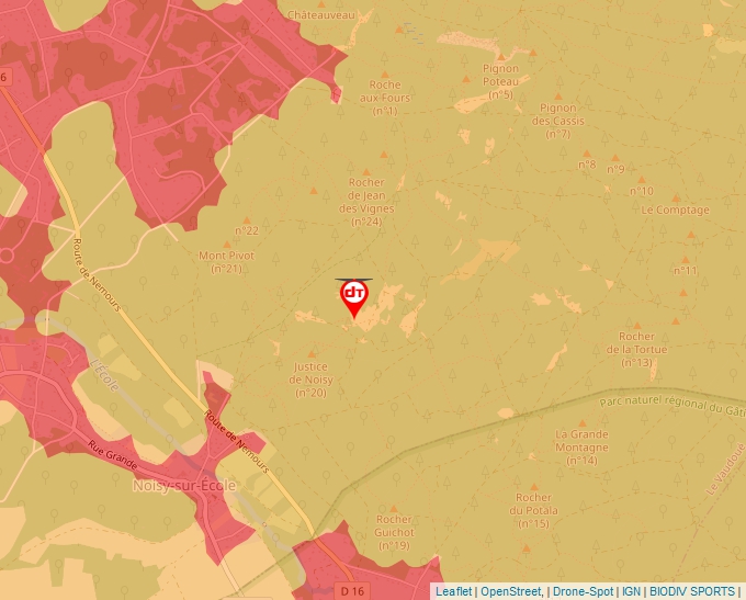 Carte Géoportail pour les drones de loisir