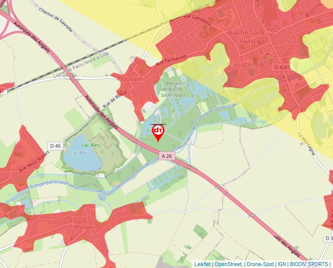 Carte Géoportail pour les drones de loisir