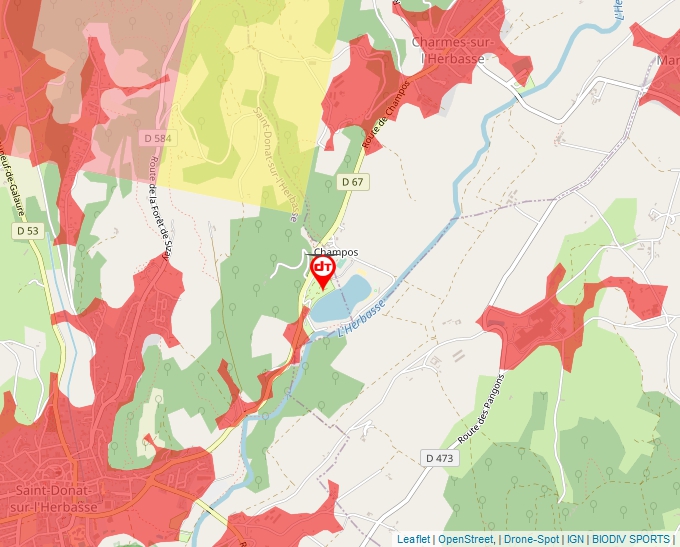 Carte Géoportail pour les drones de loisir