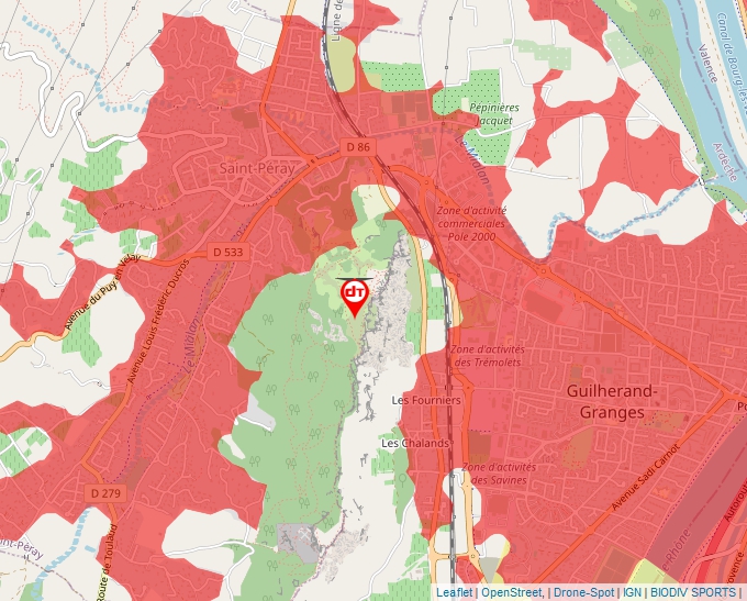 Carte Géoportail pour les drones de loisir