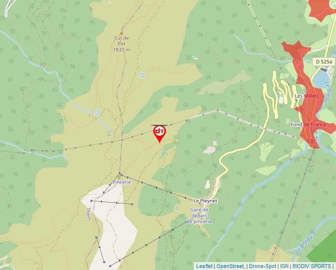 Carte Géoportail pour les drones de loisir