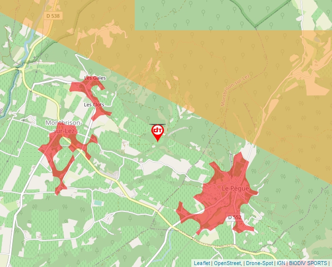 Carte Géoportail pour les drones de loisir