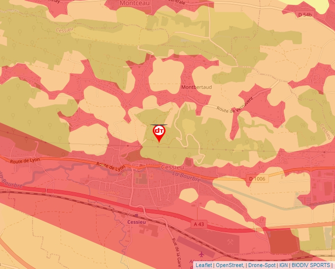 Carte Géoportail pour les drones de loisir