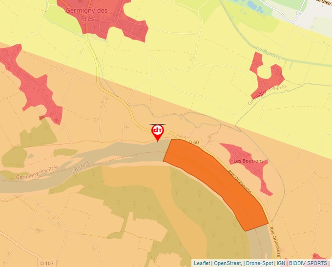 Carte Géoportail pour les drones de loisir