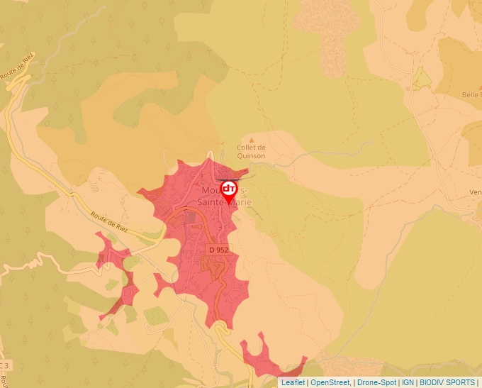 Carte Géoportail pour les drones de loisir