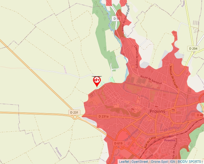 Carte Géoportail pour les drones de loisir