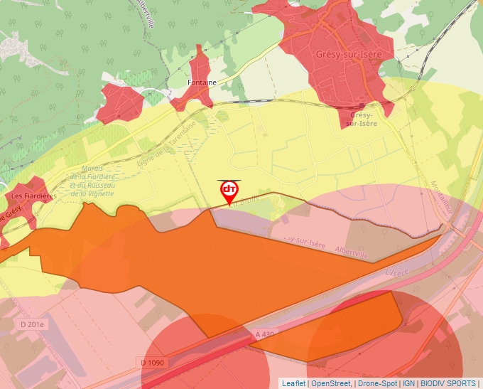 Carte Géoportail pour les drones de loisir