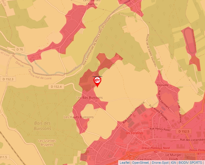 Carte Géoportail pour les drones de loisir