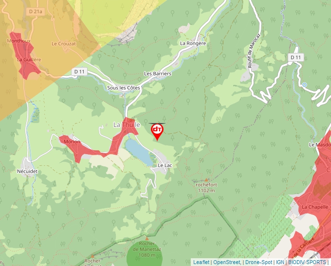 Carte Géoportail pour les drones de loisir