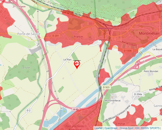 Carte Géoportail pour les drones de loisir