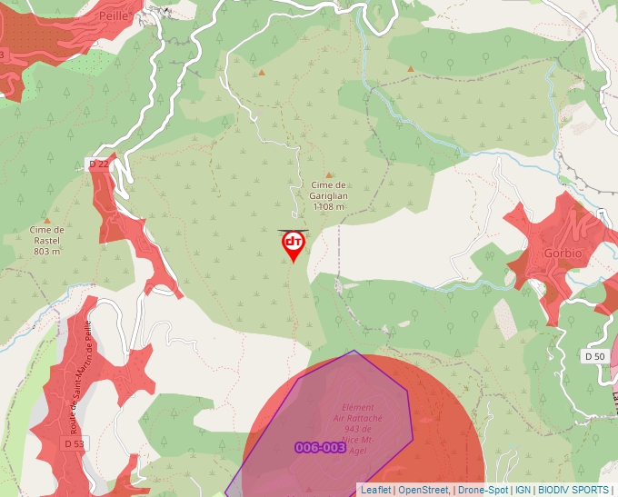 Carte Géoportail pour les drones de loisir