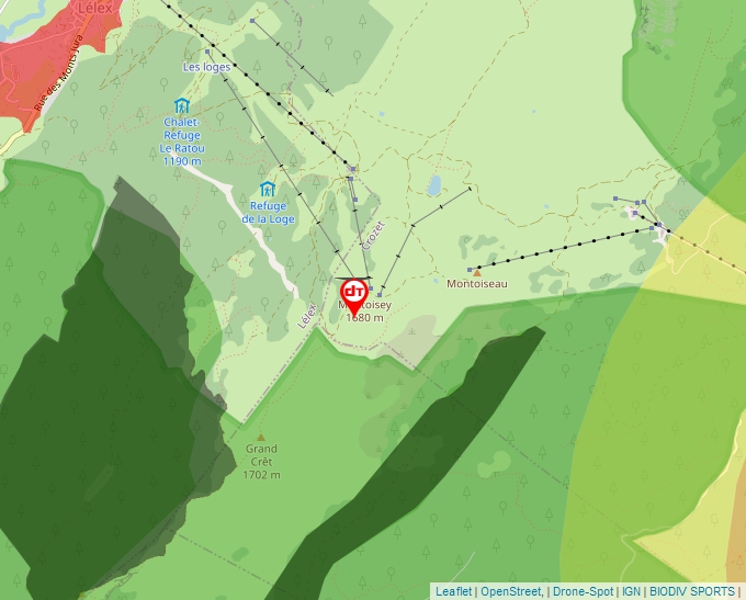 Carte Géoportail pour les drones de loisir