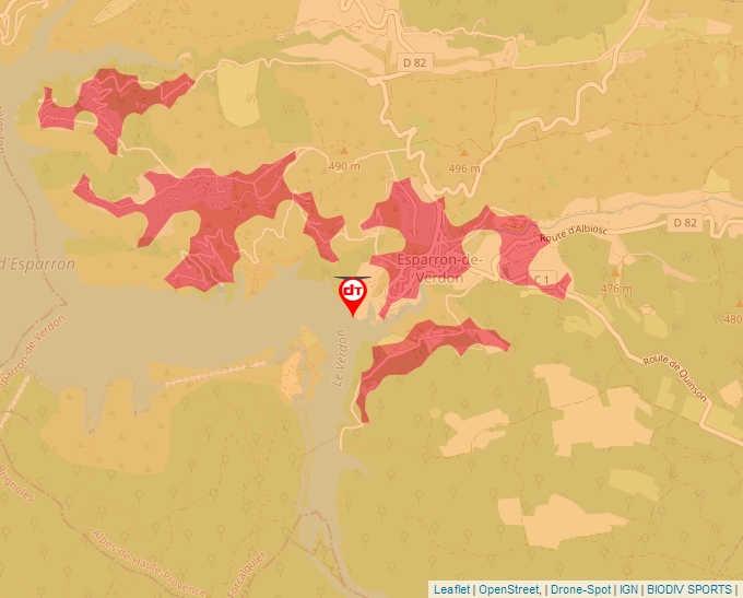 Carte Géoportail pour les drones de loisir