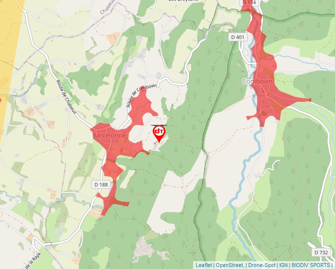 Carte Géoportail pour les drones de loisir