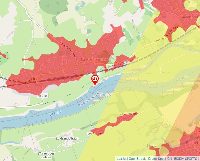 Carte Géoportail pour les drones de loisir