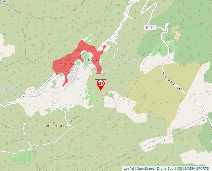 Carte Géoportail pour les drones de loisir