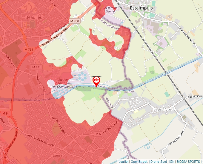 Carte Géoportail pour les drones de loisir