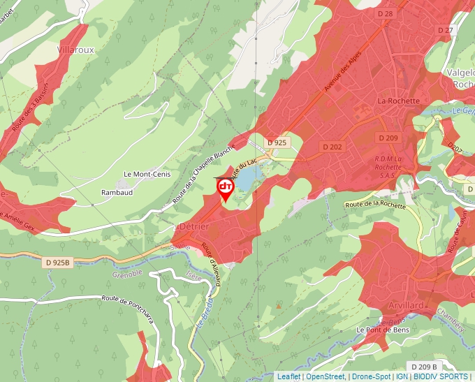 Carte Géoportail pour les drones de loisir