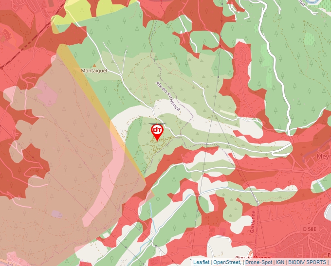 Carte Géoportail pour les drones de loisir