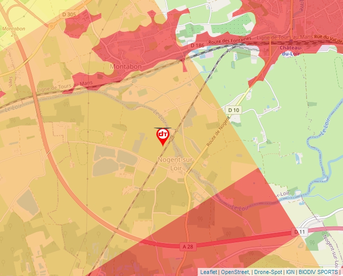 Carte Géoportail pour les drones de loisir