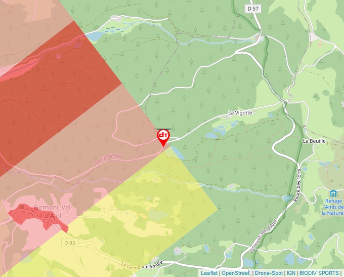 Carte Géoportail pour les drones de loisir