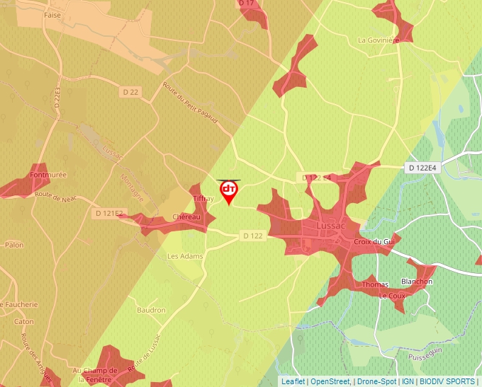 Carte Géoportail pour les drones de loisir