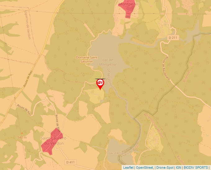 Carte Géoportail pour les drones de loisir