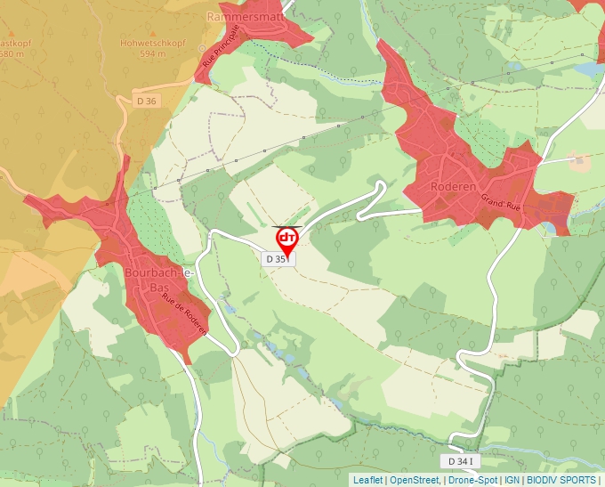 Carte Géoportail pour les drones de loisir