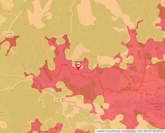 Carte Géoportail pour les drones de loisir