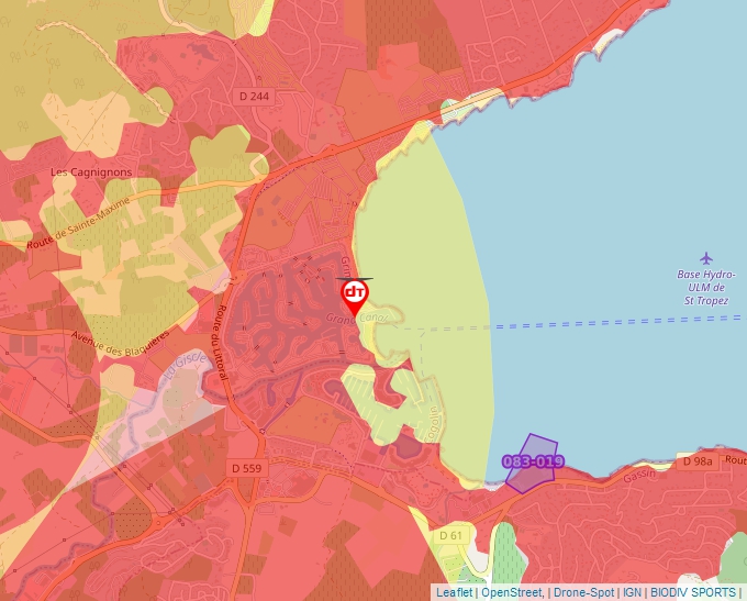 Carte Géoportail pour les drones de loisir