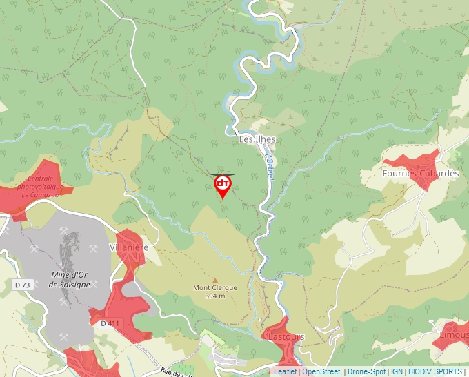 Carte Géoportail pour les drones de loisir