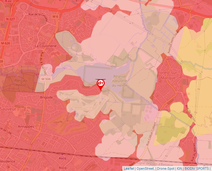 Carte Géoportail pour les drones de loisir