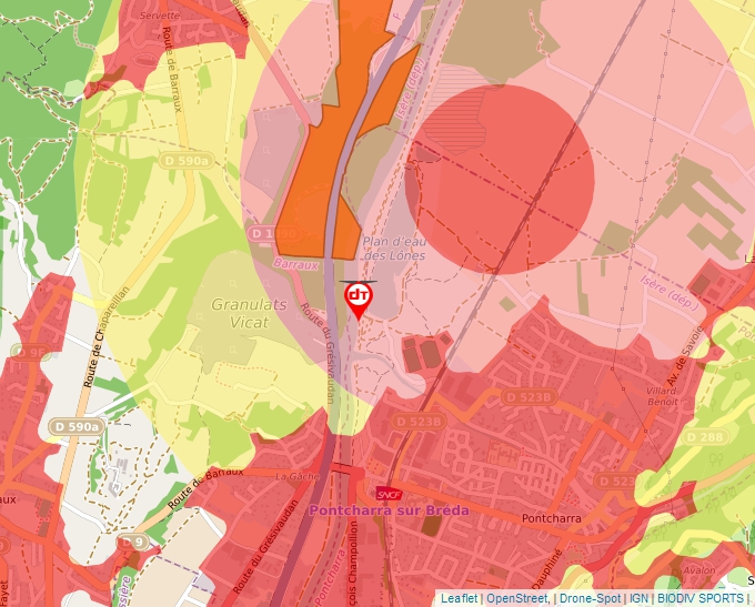 Carte Géoportail pour les drones de loisir