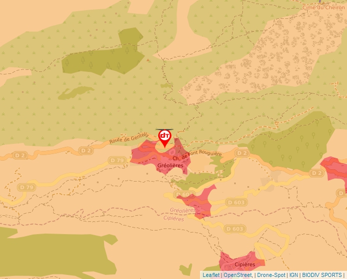 Carte Géoportail pour les drones de loisir