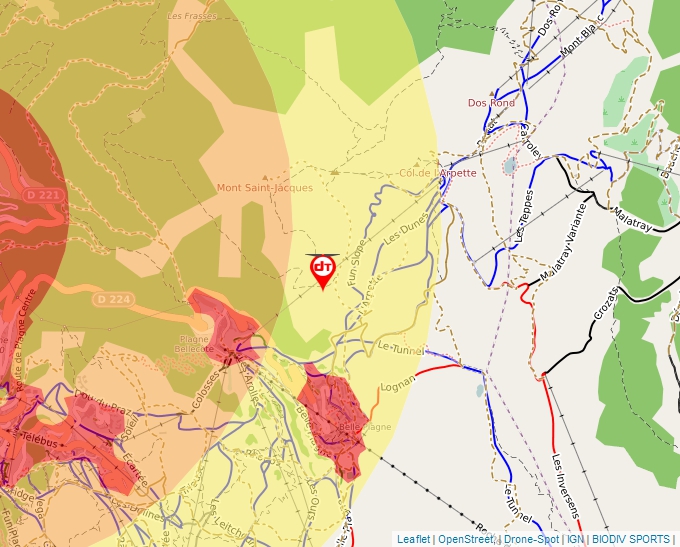 Carte Géoportail pour les drones de loisir