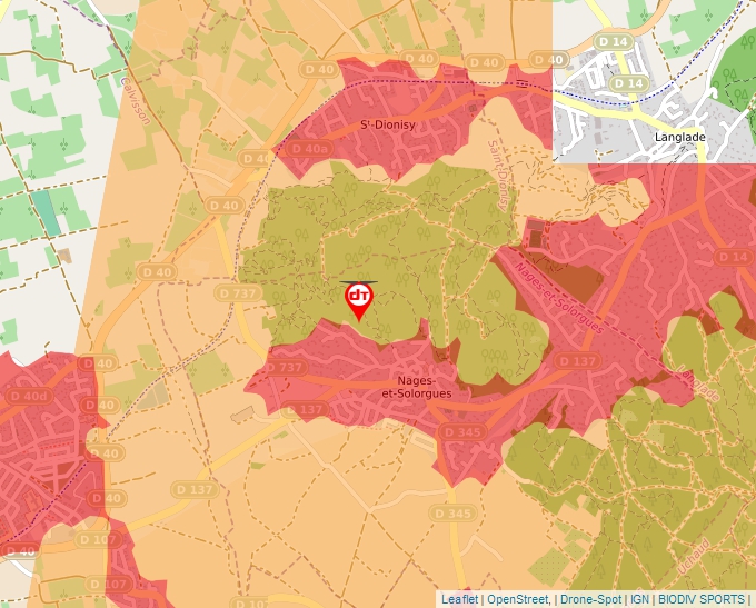 Carte Géoportail pour les drones de loisir