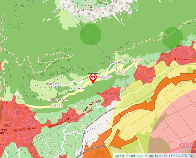 Carte Géoportail pour les drones de loisir