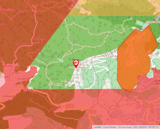 Carte Géoportail pour les drones de loisir