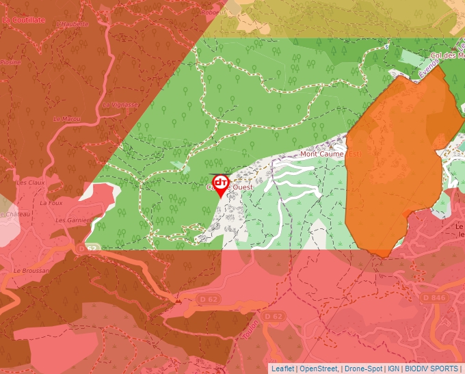 Carte Géoportail pour les drones de loisir