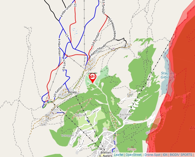 Carte Géoportail pour les drones de loisir