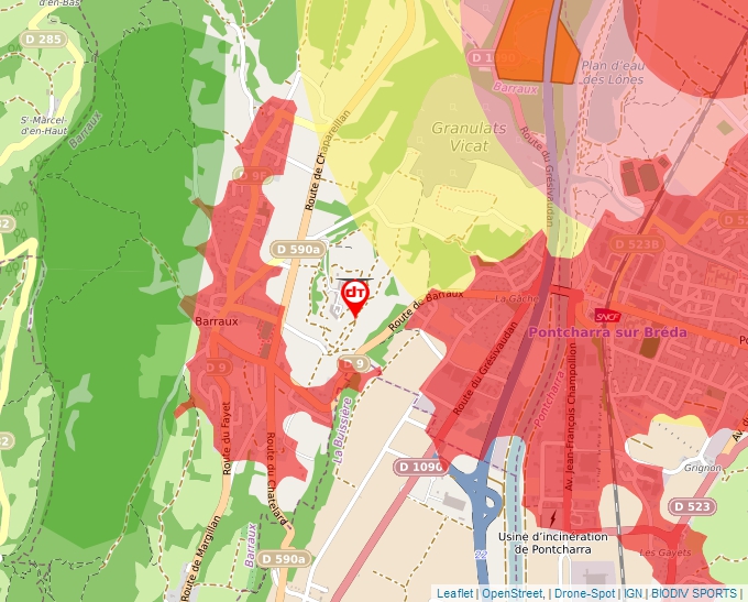 Carte Géoportail pour les drones de loisir