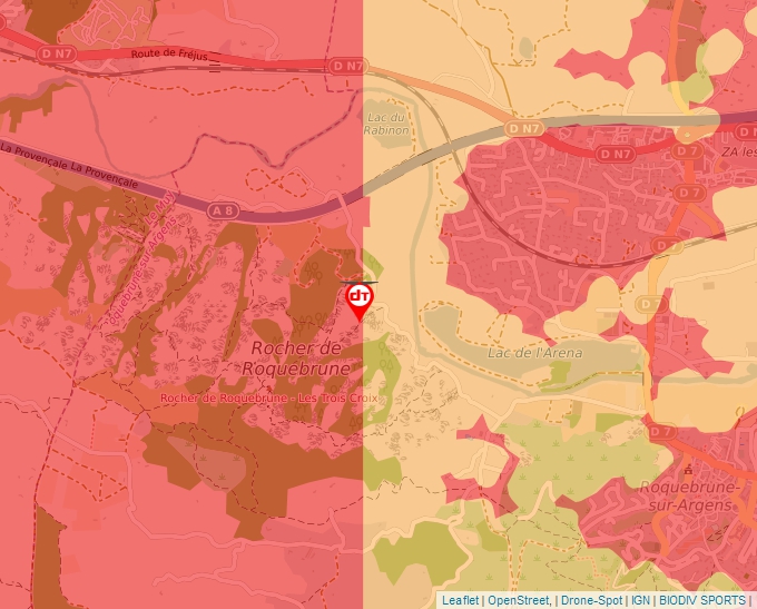 Carte Géoportail pour les drones de loisir