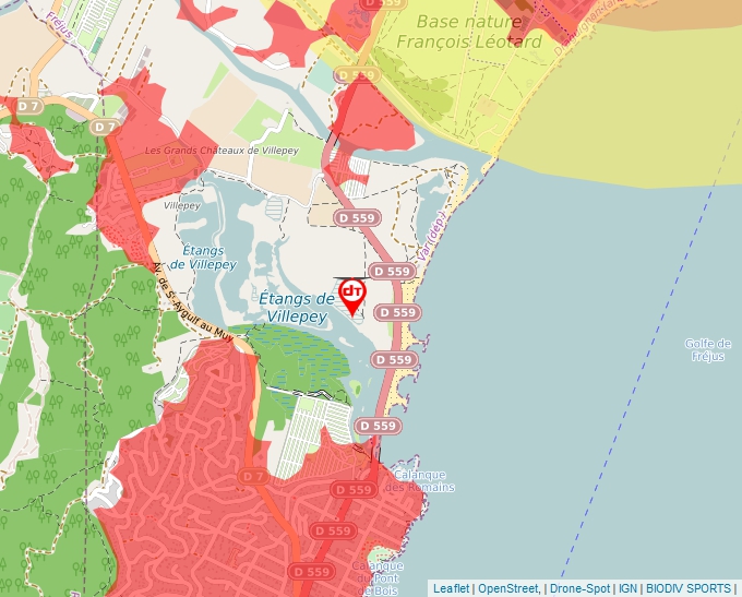 Carte Géoportail pour les drones de loisir